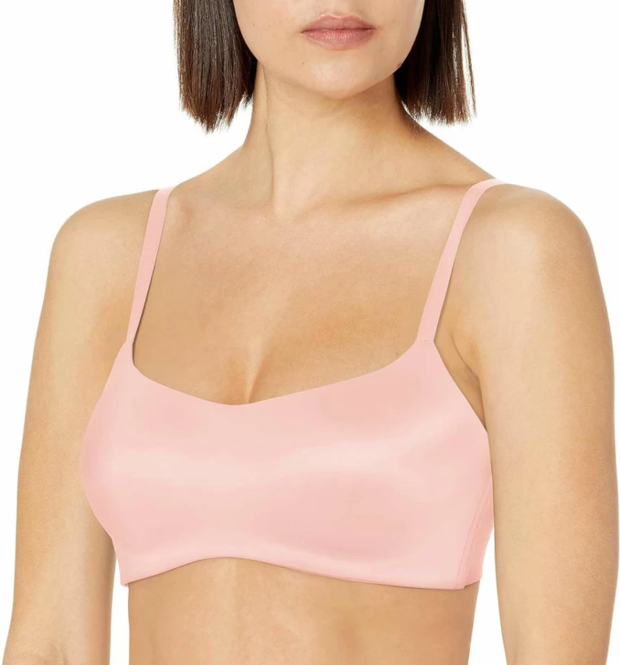 Calvin Klein Women's Lightly Lined Scoop Neck Bra - Comfortable Liquid Touch Design