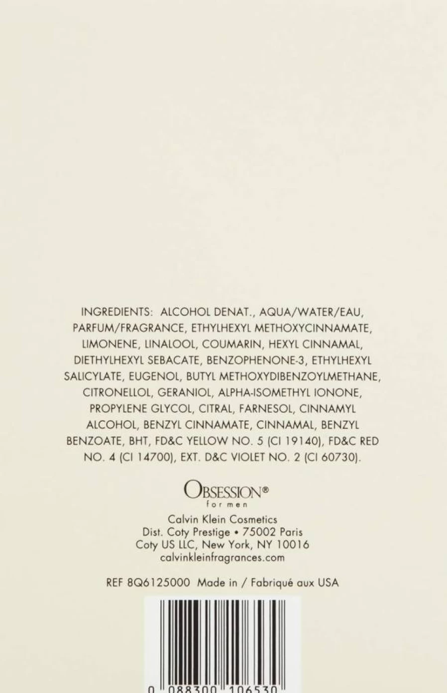 Calvin Klein Obsession Men's Aftershave - Bergamot, Mandarin, Lavender & Musk Scented Post-Shave Balm