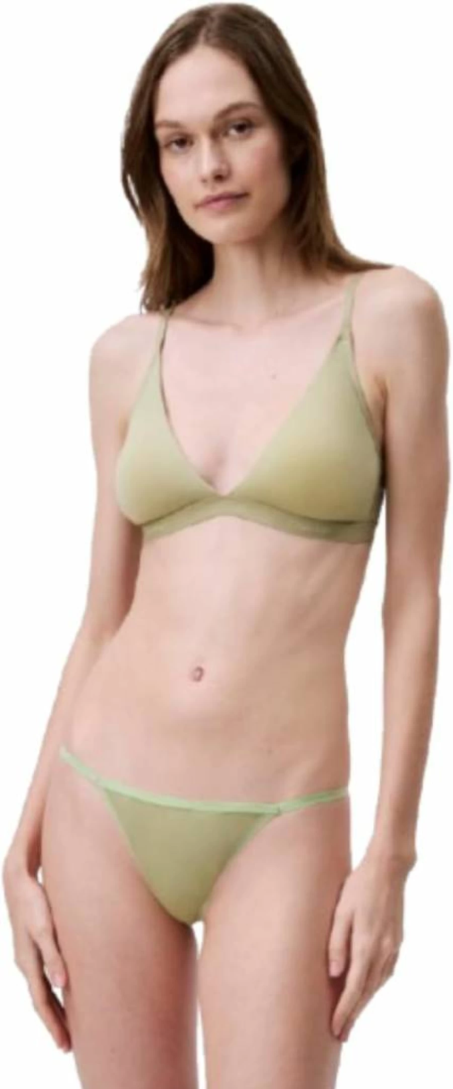 Calvin Klein Women's Lightly Lined Triangle Bralette - Comfortable Form-Fitting Design