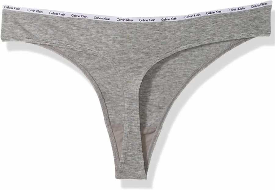 Calvin Klein Women's Cotton Logo Stretch Thong Panties Multipack - Soft Comfort Underwear