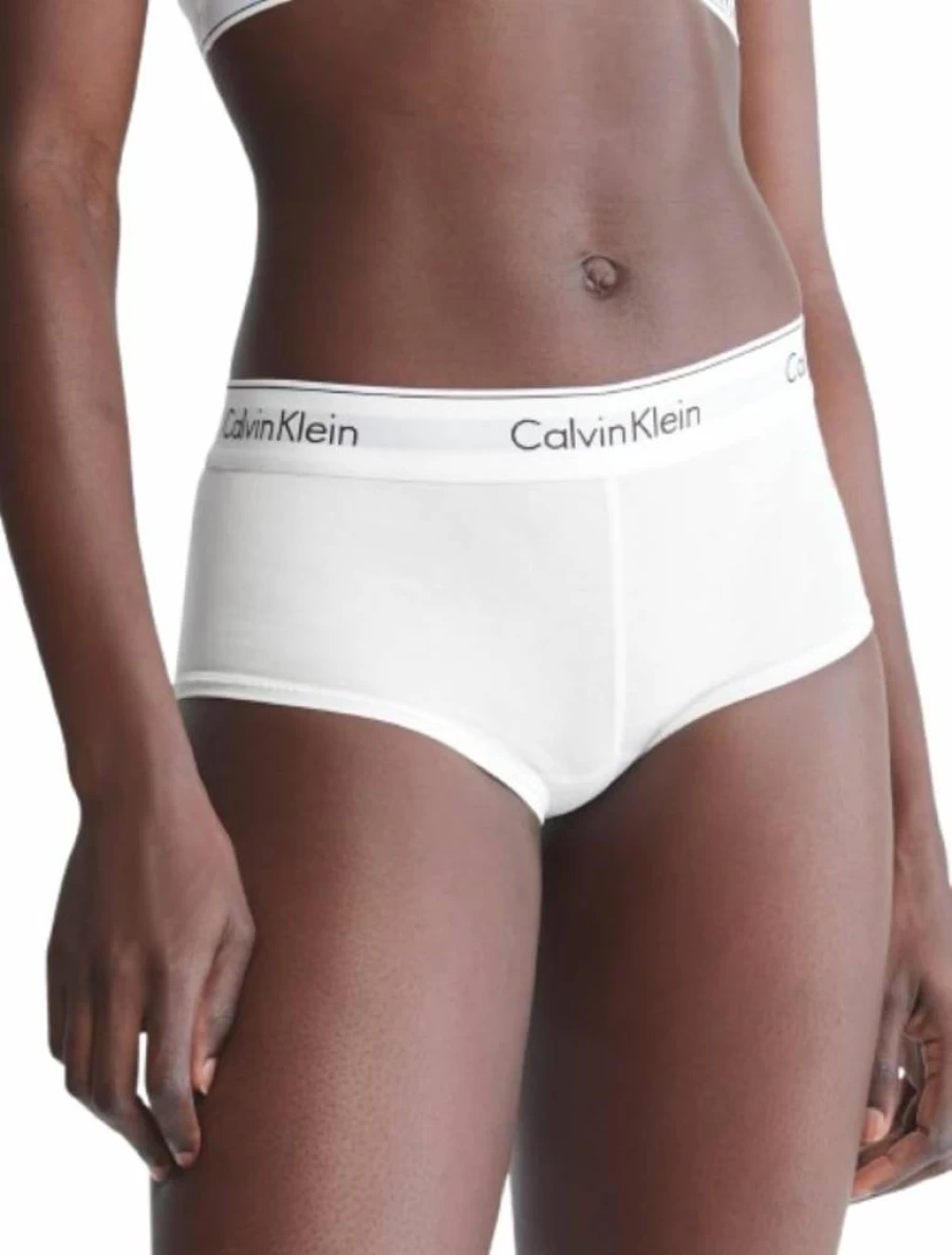 Calvin Klein Women's Cotton Boyshort Underwear - Comfortable Modern Panty