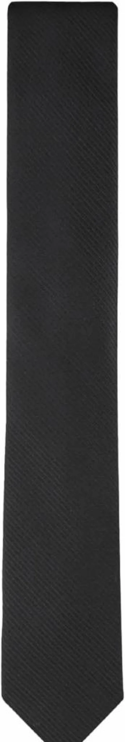 Calvin Klein Men's Black Solid & Patterned Neckties - Standard & Extra Long Sizes for Formal & Business Attire