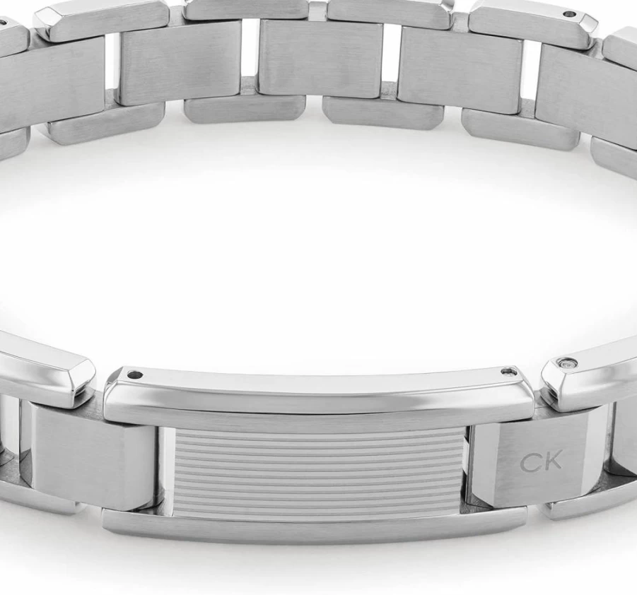 Calvin Klein Men's Stainless Steel Link Bracelet for Men - Classic Luxury Jewelry Gift for Him