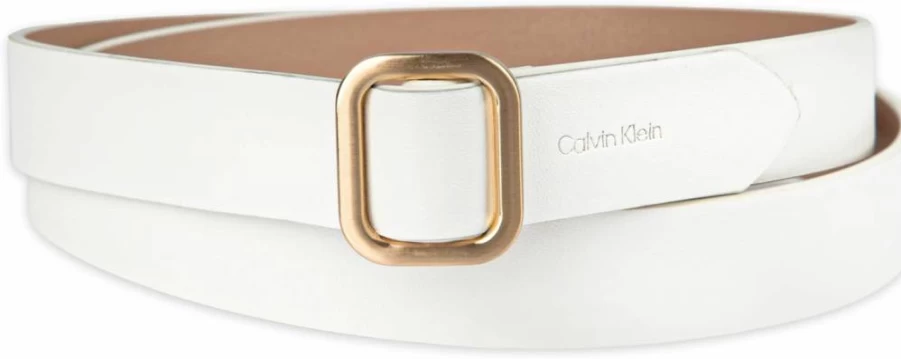 Calvin Klein Women's Slim Fashion Belt for Jeans, Trousers & Dresses | Adjustable Casual Waist Belt