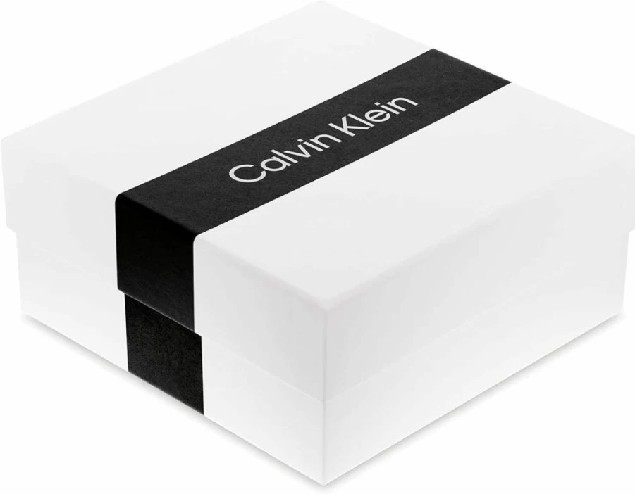 Calvin Klein Adjustable Crystal Chain Bracelet for Women – Minimalist Circular Design