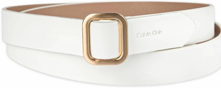 Calvin Klein Women's Slim Fashion Belt for Jeans, Trousers & Dresses | Stylish Casual Accessory