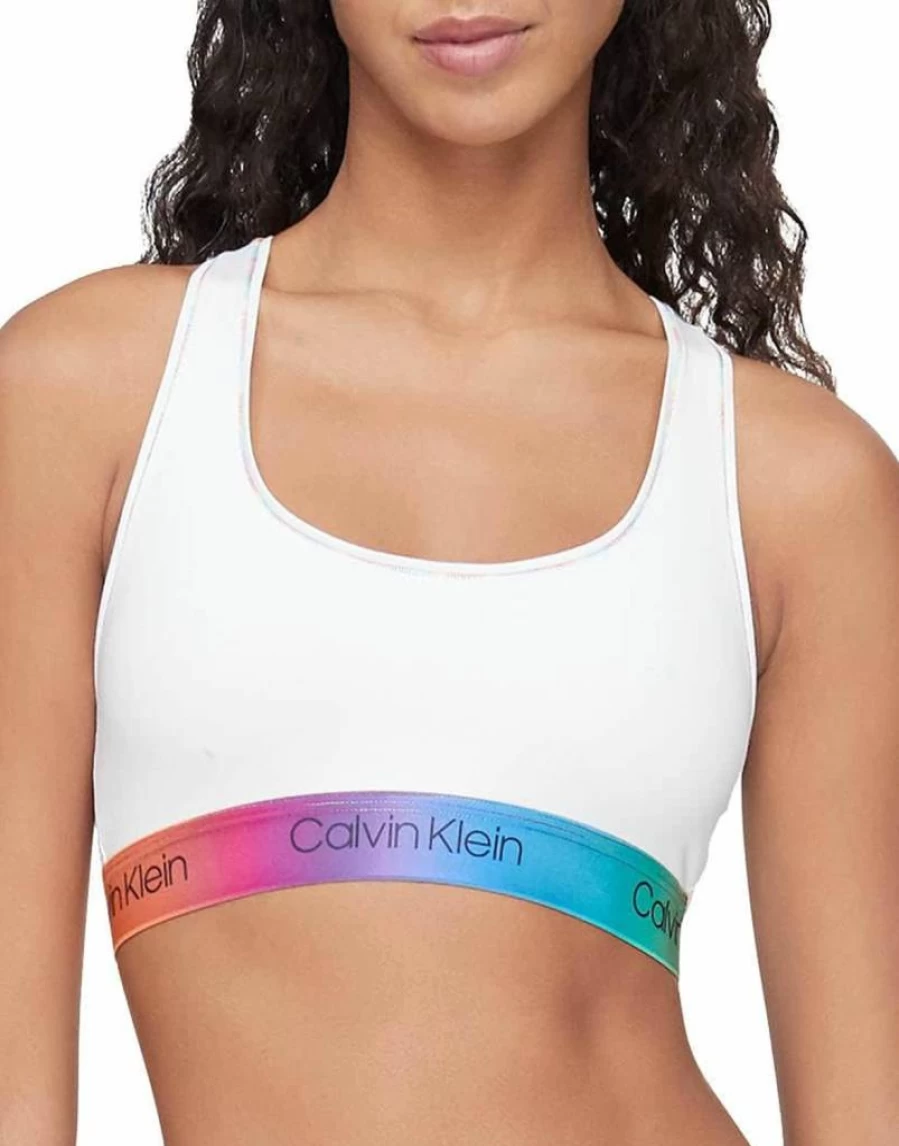Calvin Klein Women's Modern Cotton Bralette - Comfortable Pride Collection Underwear