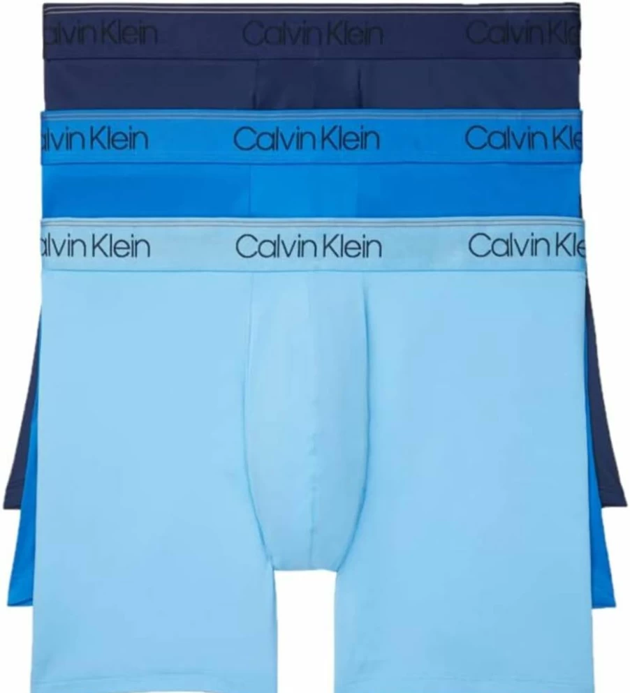 Calvin Klein Men's 3-Pack Micro Stretch Boxer Briefs - Soft Comfort Underwear