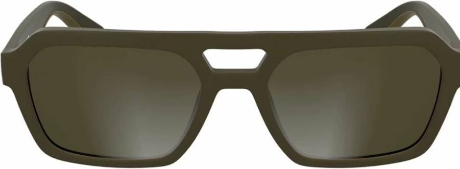 Calvin Klein Jeans Men's Matte Brown Rectangular Sunglasses CKJ25603S One Size