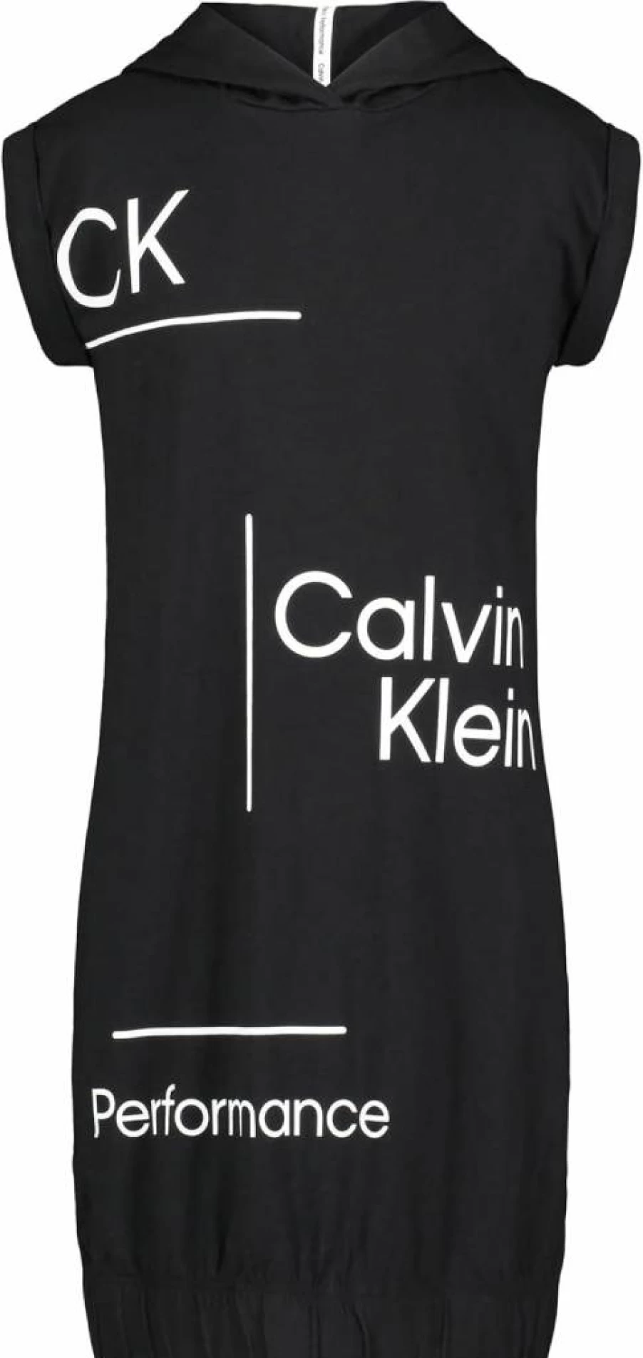 Calvin Klein Girls' Sport Hoodie Dress - Performance Fleece Sweatshirt for Active Wear