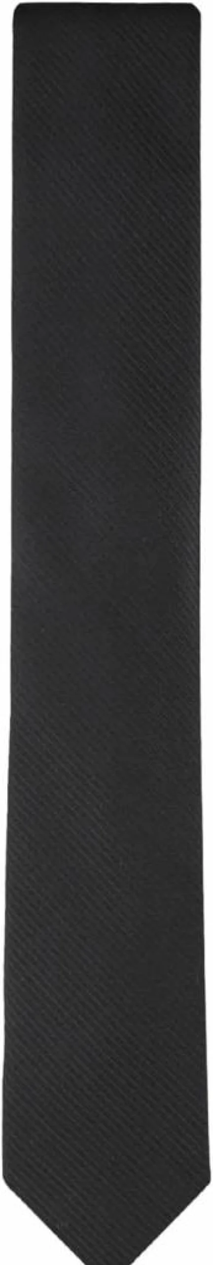 Calvin Klein Men's Black Solid & Patterned Neckties for Standard & Extra Long Sizes | Premium Silk Ties for Formal & Business Attire