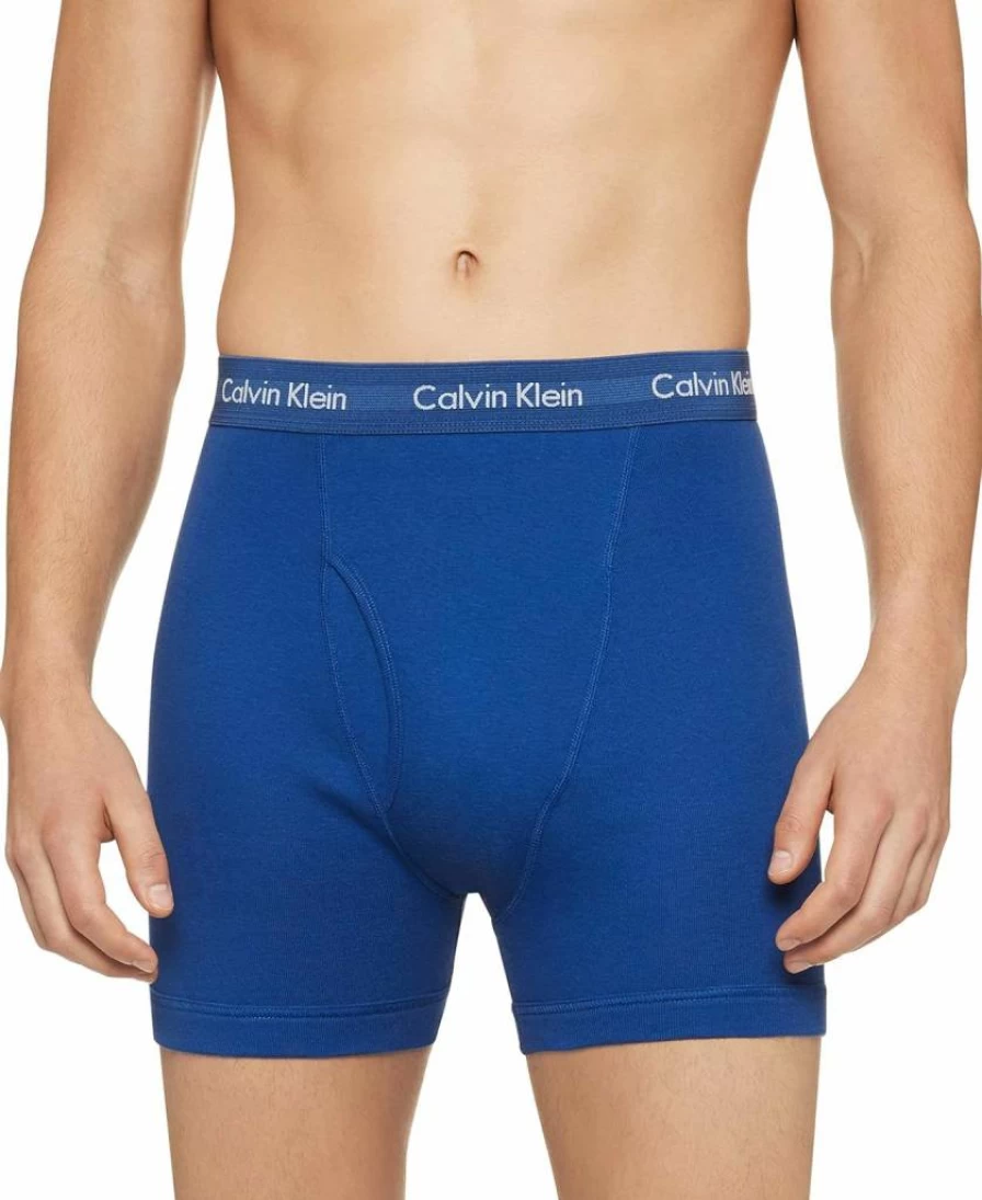 Calvin Klein Men's 5-Pack Cotton Classic Boxer Briefs - Soft Comfort Underwear