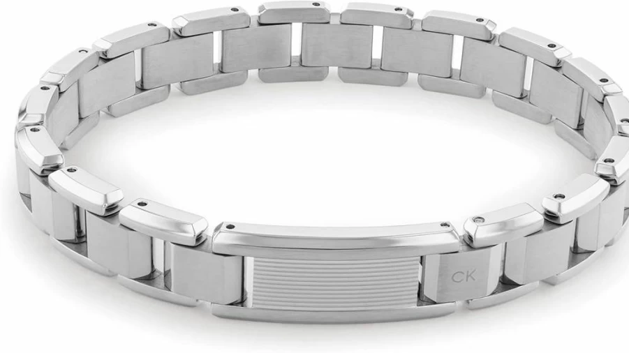 Calvin Klein Men's Stainless Steel Link Bracelet for Stylish Wear