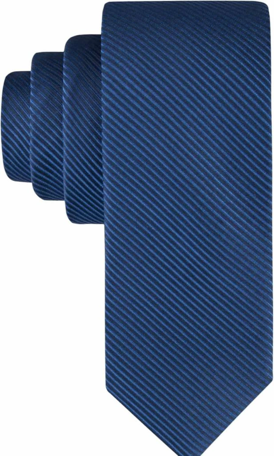 Calvin Klein Men's Classic Navy Blue Solid & Pattern Neck Ties for Standard & Extra Long Sizes
