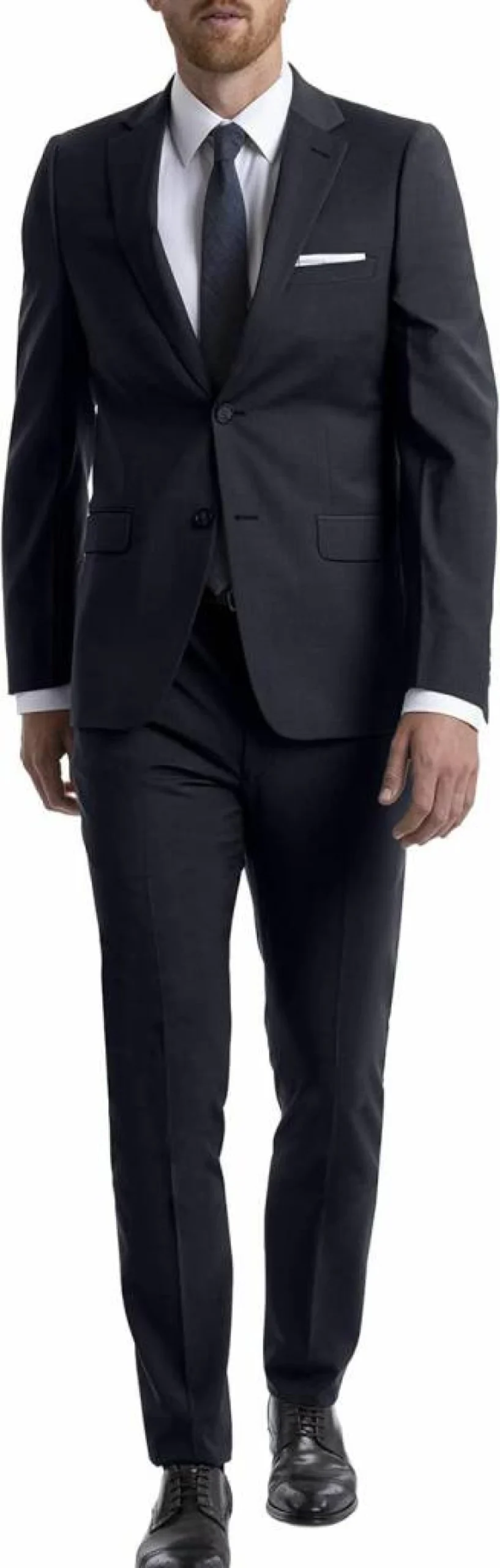 Calvin Klein Men's Slim Fit Stretch Suit Jacket & Pants Set | Premium Performance Fabric