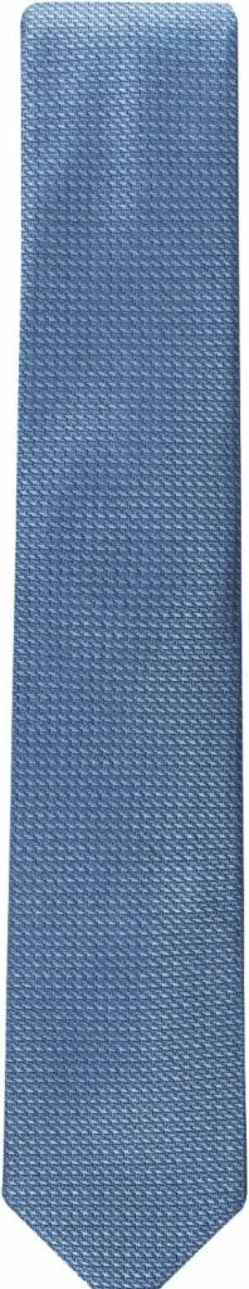 Calvin Klein Men's Classic Gingham Print Silk Necktie for Formal & Business Attire