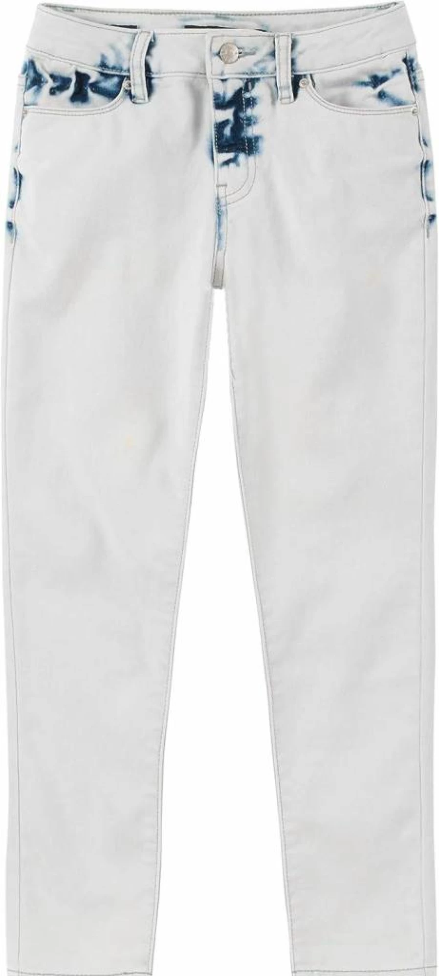 Calvin Klein Girls' Slim Fit Stretch Denim Jeans for Kids - Comfortable 5-Pocket Design