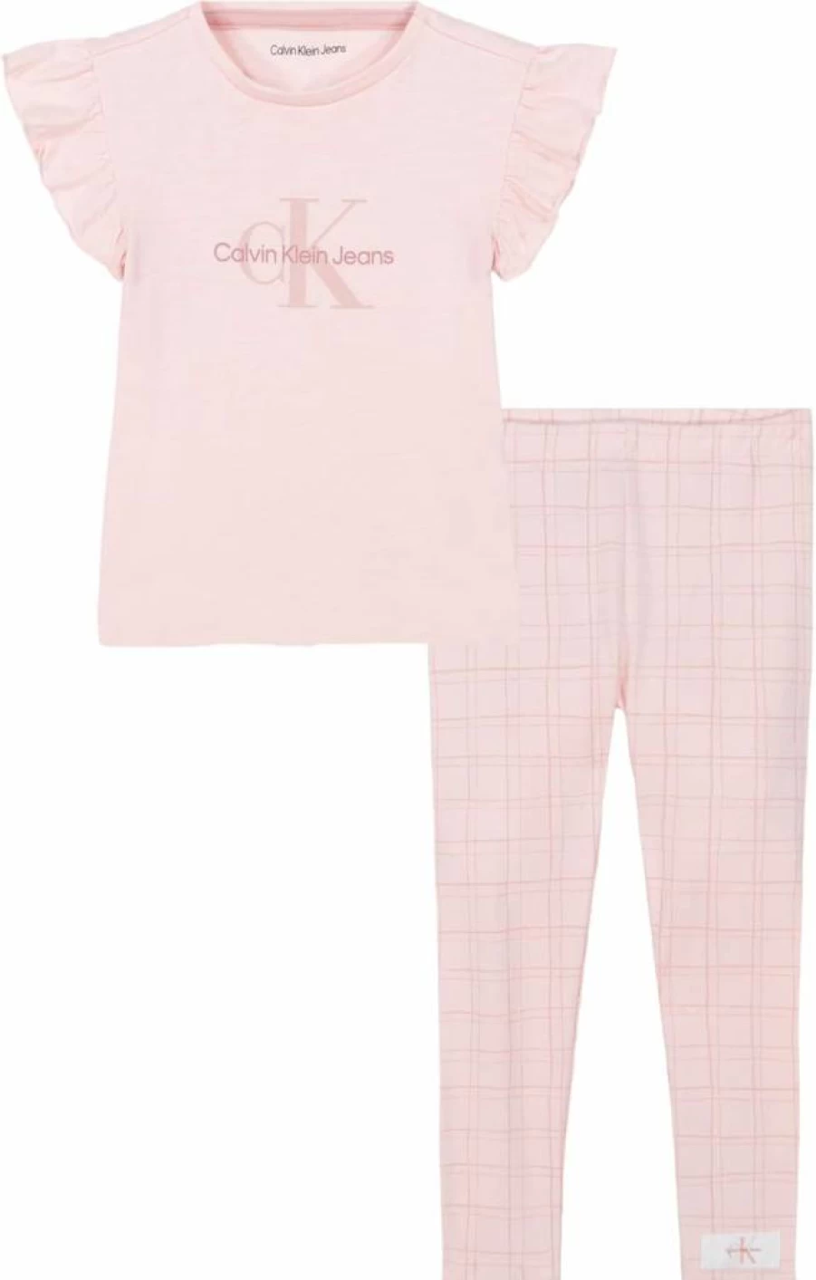 Calvin Klein Girls' 2-Piece Tunic and Leggings Set for Toddlers