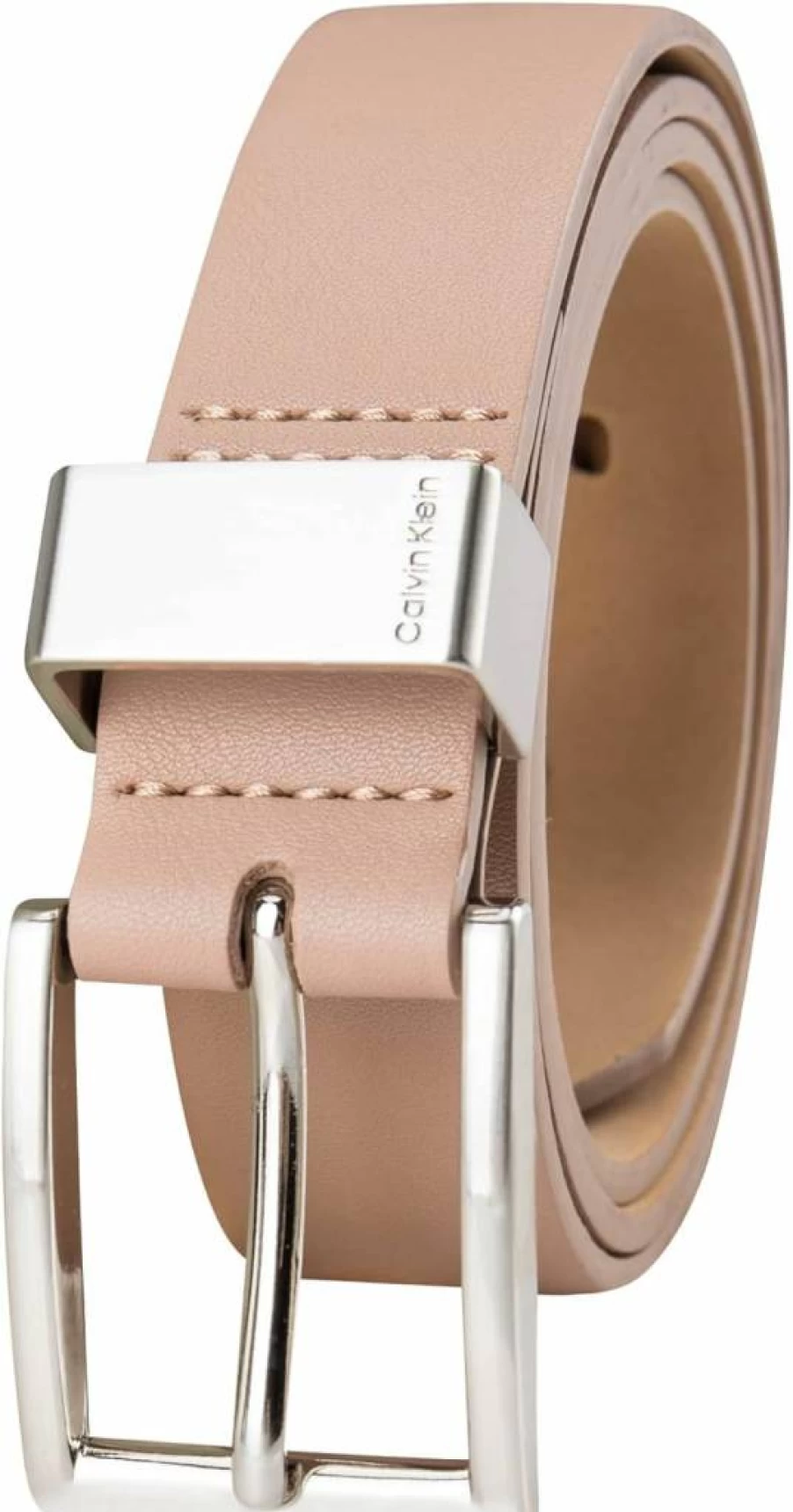 Calvin Klein Women's 1 Inch Slim Metal Loop Fashion Belt for Jeans, Trousers & Dresses
