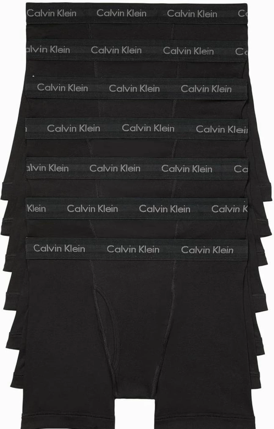 Calvin Klein Men's Cotton 7-Pack Boxer Briefs - Soft Classic Underwear Multipack