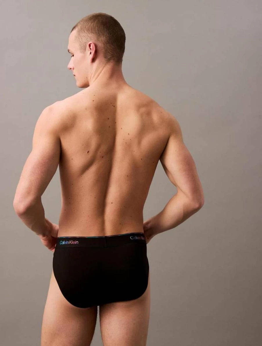 Calvin Klein Men's Pride Micro Black Underwear - Comfortable & Stylish Men's Briefs